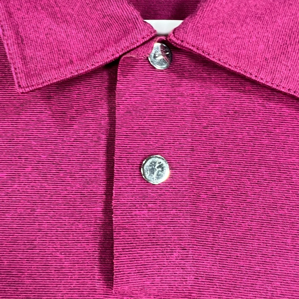 Nike Tiger Woods Polo Shirt Mens Large Purple Short Sleeve Golf Outdoor Casual - Picture 7 of 12